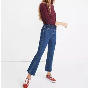 Madewell Rigid Demi-Boot Crop Jeans